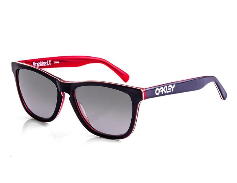 Oakley Frogskin LX Sunglasses - Navy/Chrome