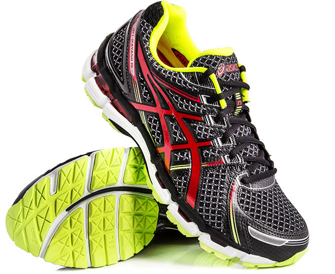 Asics gel kayano 19 black red lime sale