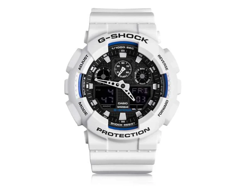 Casio G-Shock Watch - White/Blue