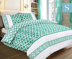 Apartmento Ramada Single Quilt Cover Set - Green