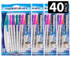 4 x Paper Mate Kilometrico i-Fluoro Pens 40-Pack