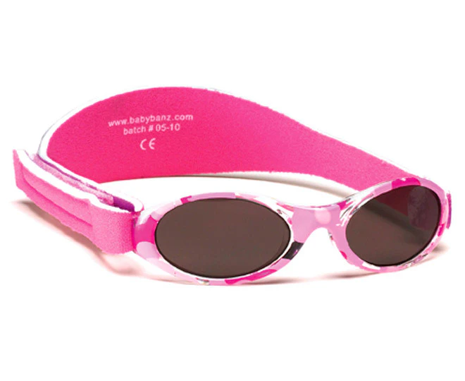 Baby Banz Adventure Banz Sunglasses 2-5 Years  - Pink Camo 