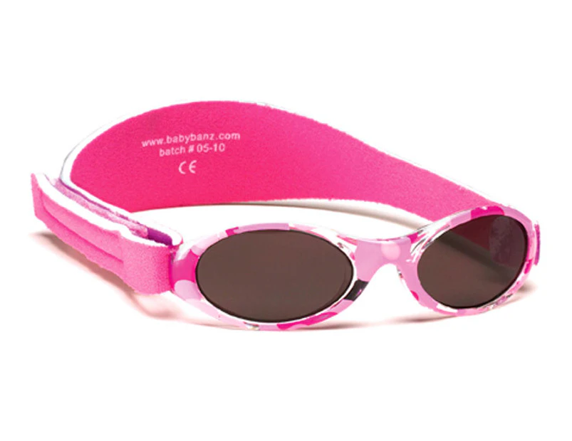 Baby Banz Adventure Banz Sunglasses 2-5 Years  - Pink Camo 