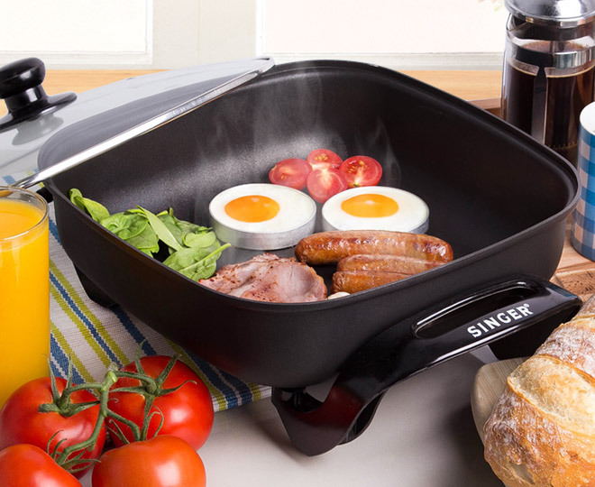 Singer 4.5-Litre Electric Frypan - Versatile Cooking - SINGER®