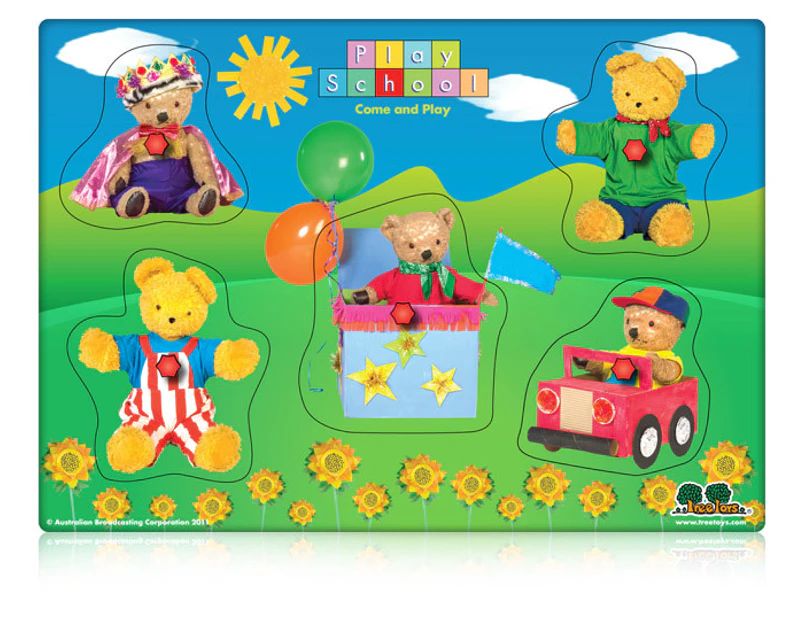 ABC Kid's Play School - Bear Pin Puzzle