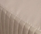 Ardor Boudoir King Single Classic Quilted Valance - Stone