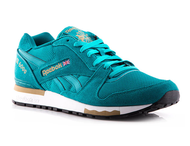 Reebok Men's GL 6000 - Teal/Brown/White