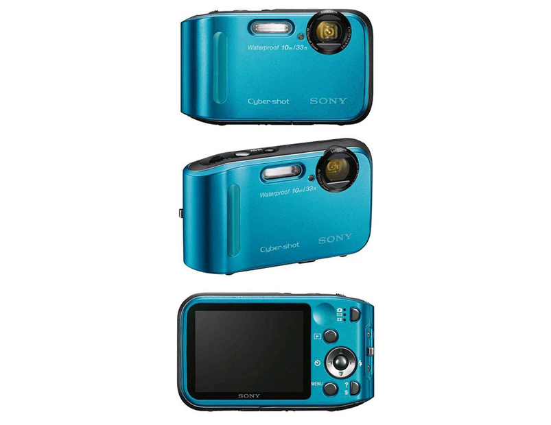 Sony Cyber-Shot 16.1MP T Series Camera - Blue