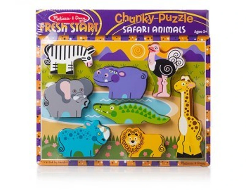 Melissa & Doug Chunky Puzzle - Safari Animals
