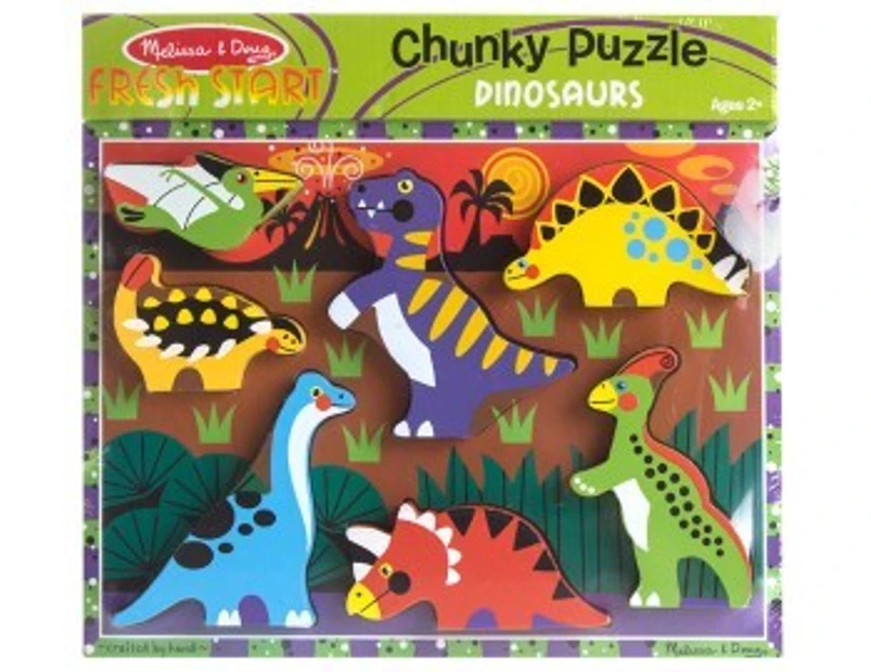 Melissa & Doug Chunky Dinosaurs Puzzle