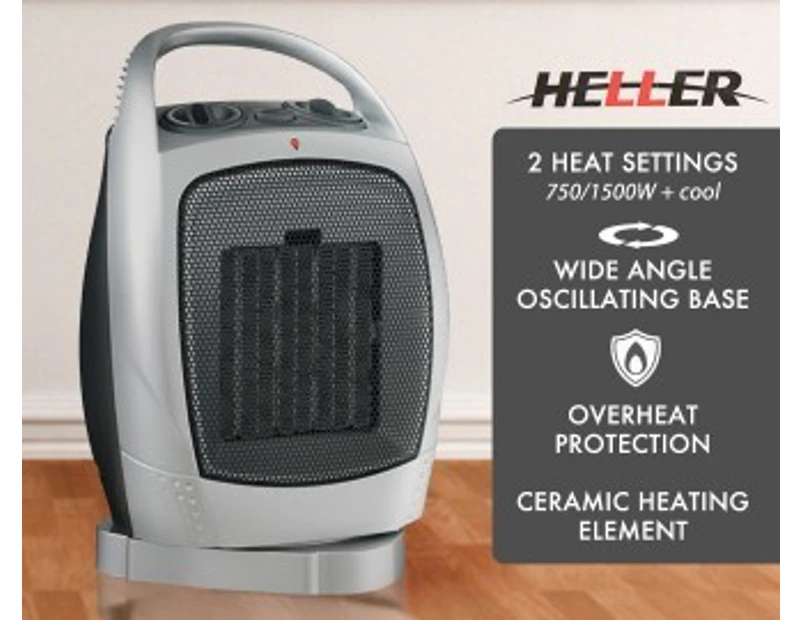 Heller 1500W Ceramic Fan Heater