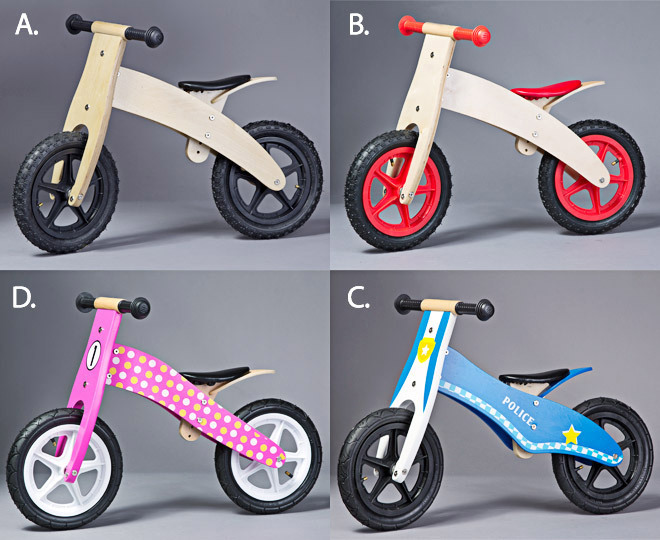 wooden balance bike kmart