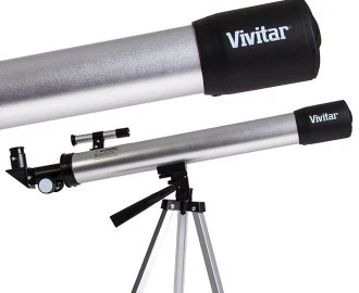 Vivitar Astronomical/Terrestrial Refractor Telescope w/Zoom Lens 120x 60x/Tripod