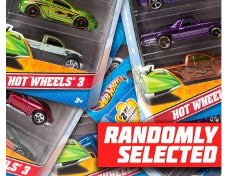 Hot Wheels Die Cast Cars 3-Pack