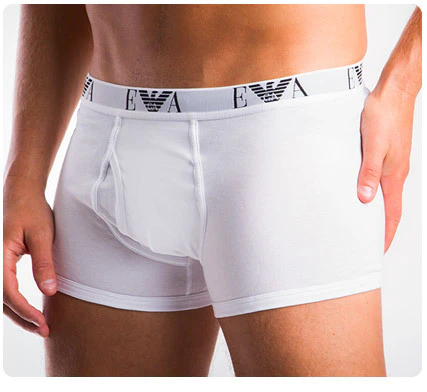 Emporio Armani Cotton 3-Pack Trunk 111867 CC712 White